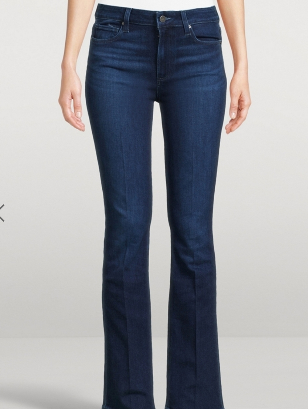 PAIGE Manhattan Bootcut Jeans Dark Blue Size 28